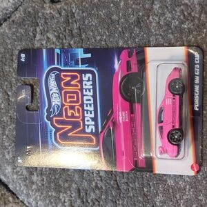Hot wheels Neon Speeders Porsche 911 GT3 Cup brand new /sealed